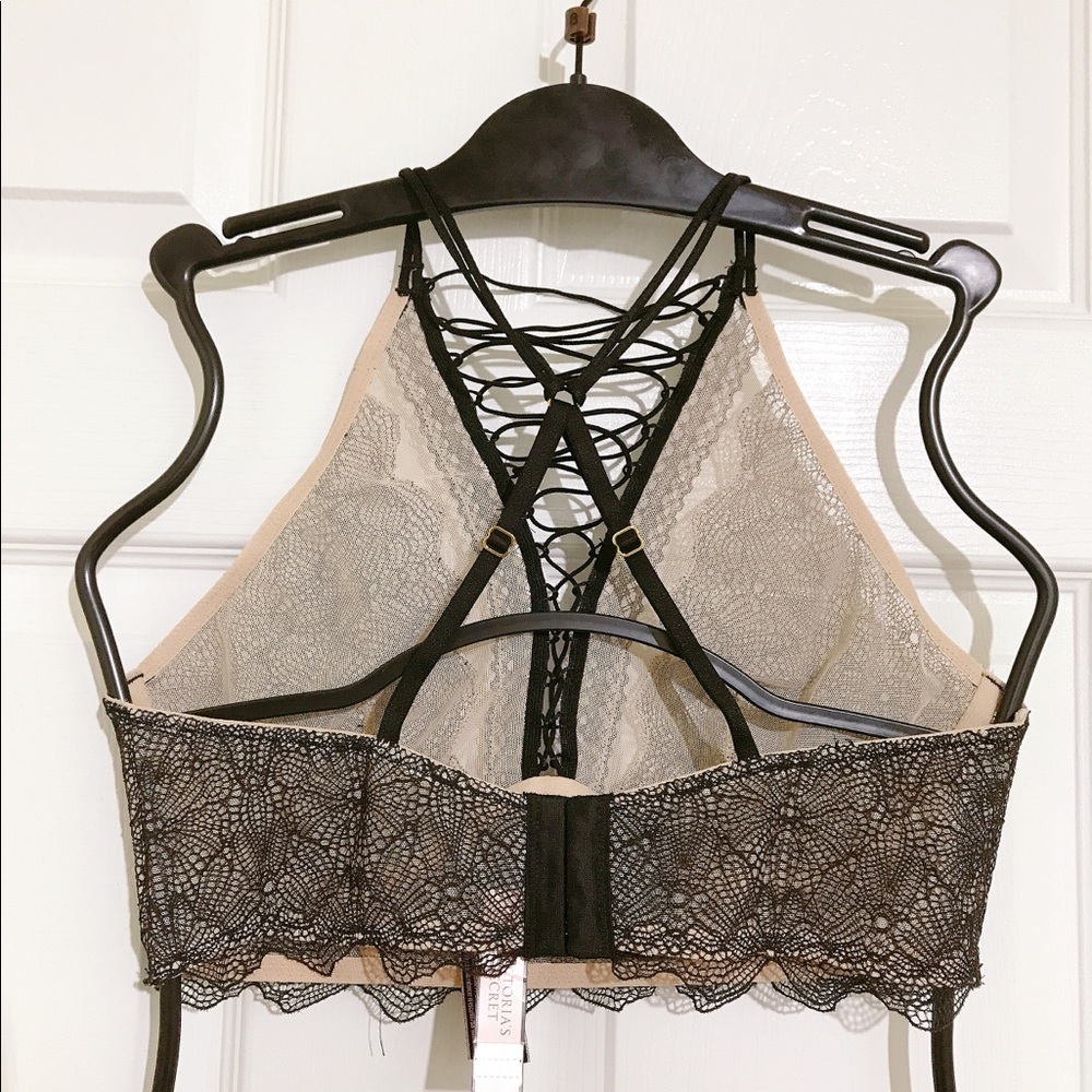 🔥ON SALE🔥3/$30🔥 💖 Victoria Secret Very Sexy High Neck Bralette - Picture 2 of 6